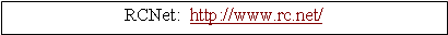 Text Box: RCNet:  http://www.rc.net/