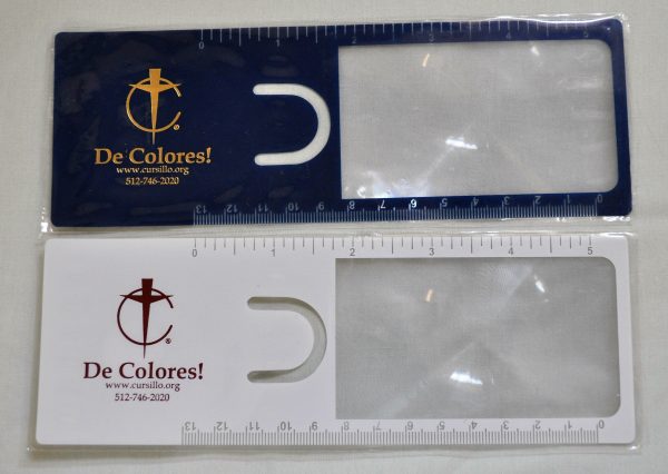 Bookmark with Magnifier and Ruler 